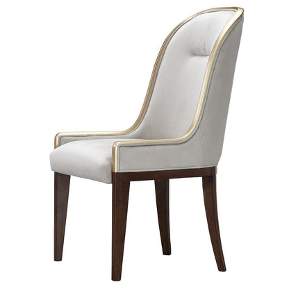 Houston Dining Side Chair, Set of 2 - Porcini/Walnut