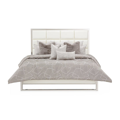Roma II 10-Piece King Comforter Set - Platinum