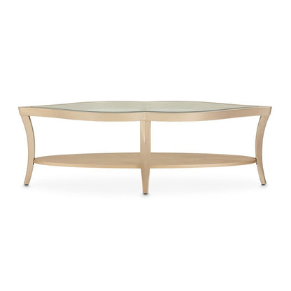 Elegant Wood and Glass Table - Unique Glass Top Coffee Table Design