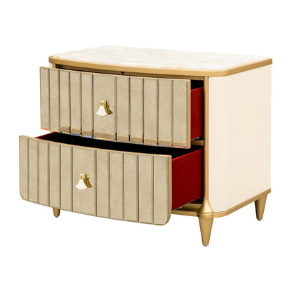 Scotts Square Nightstand - Light Champagne