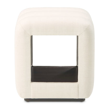 Belmont Place Vanity Bench - Cream/Espresso
