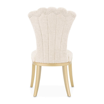 Fantosini Dining Side Chair, Set of 2 - Natural/Gold