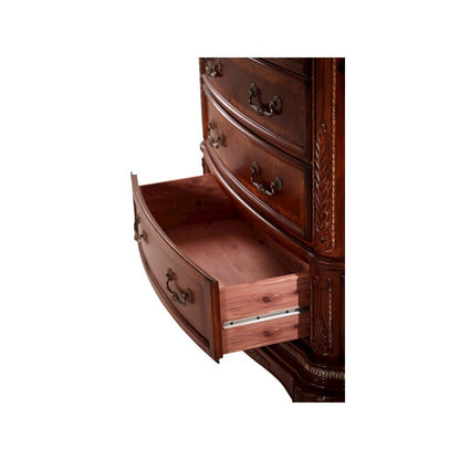 Cortina 6-Drawer Chest - Honey Walnut