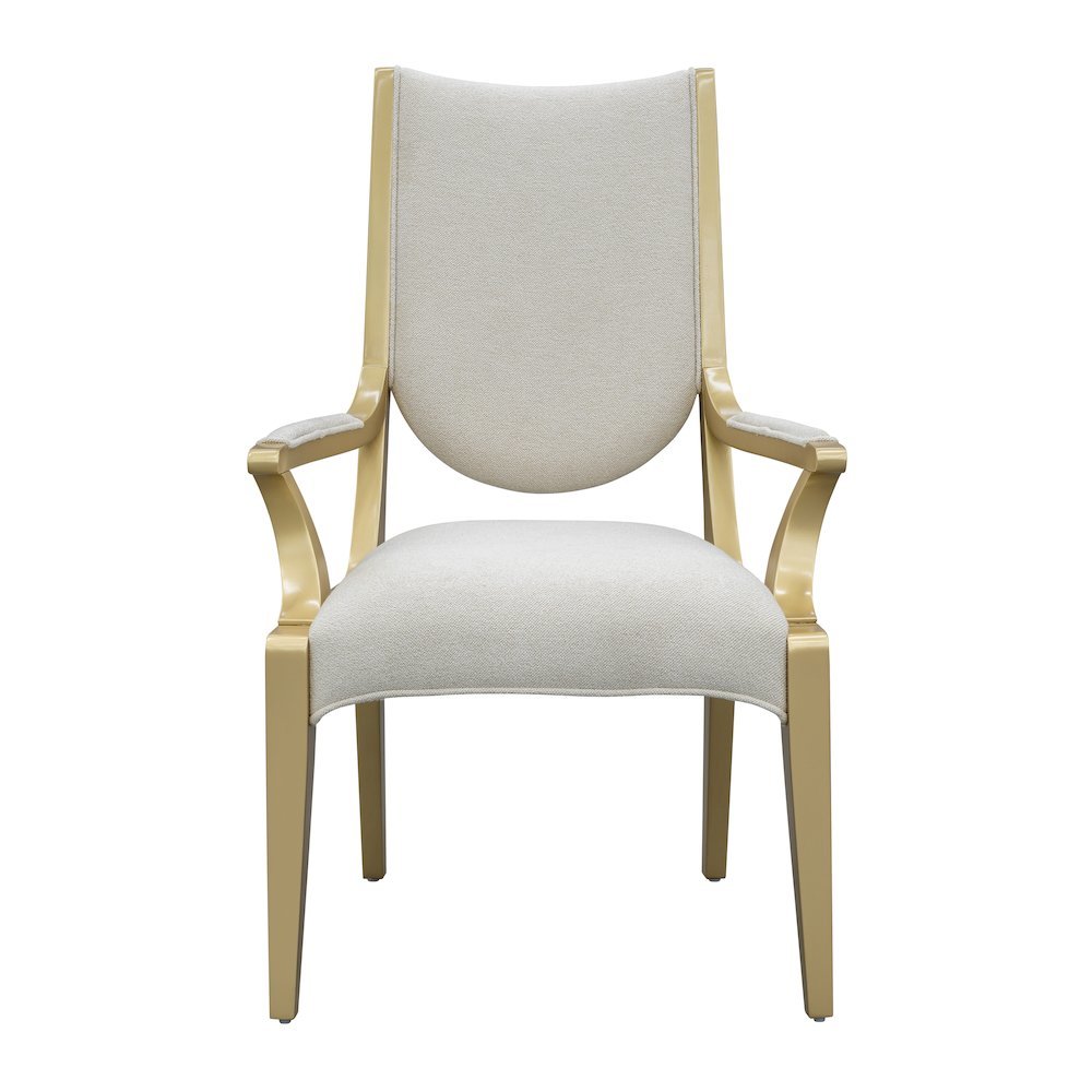 Scotts Square Dining Arm Chair - Light Champagne