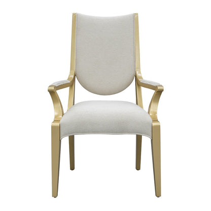 Scotts Square Dining Arm Chair - Light Champagne