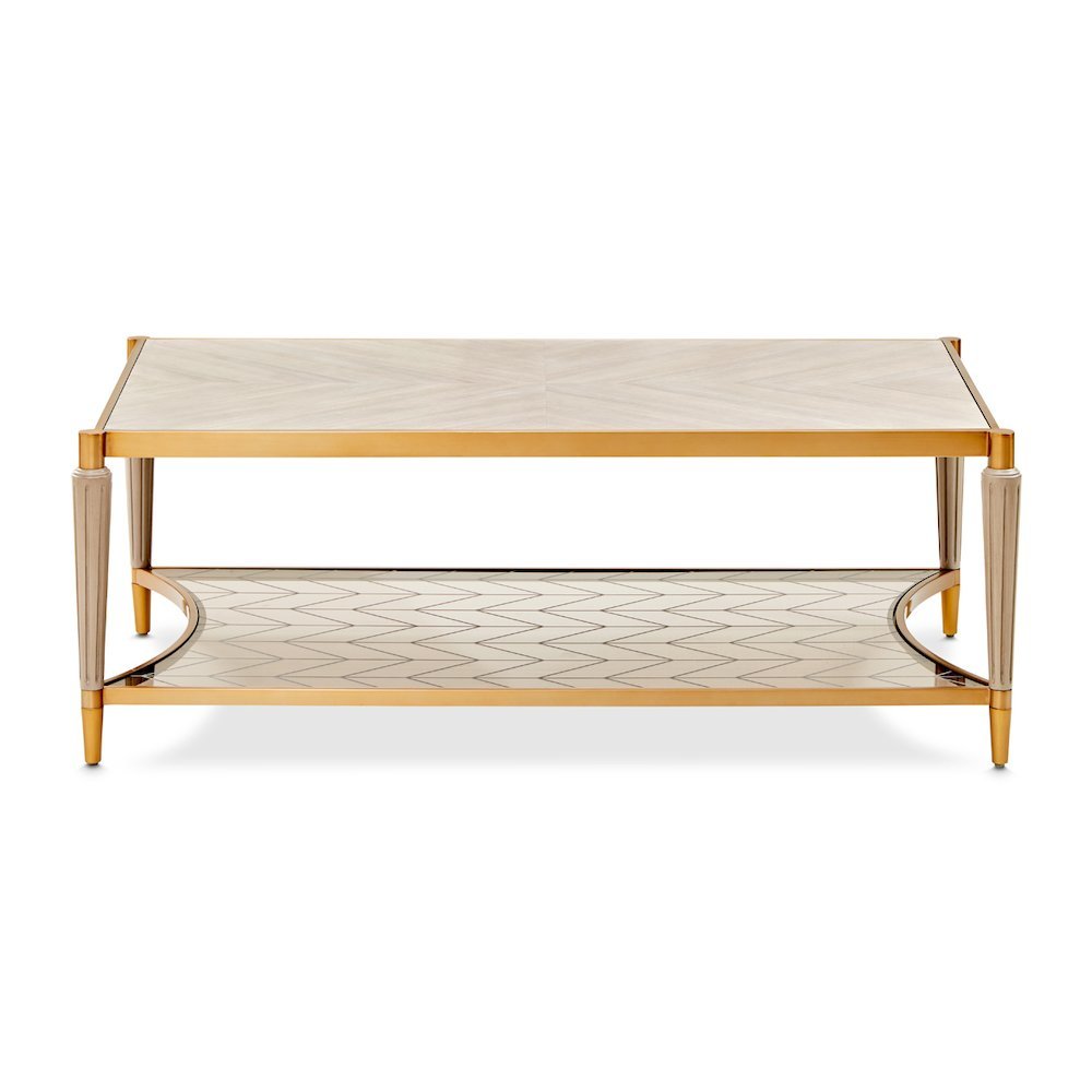 St. Charles Rectangular Cocktail Table - Dove Gray