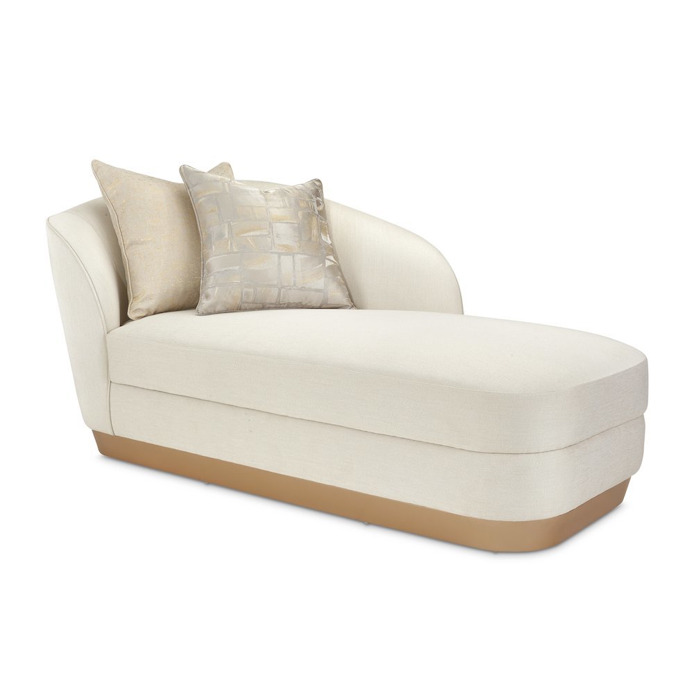 Elegant Chaise Indoor – Beige Fainting Couch and Corner Chaise Lounge Chair