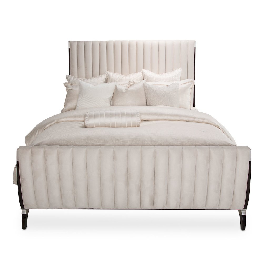 Paris Chic Eastern King Sleigh Bed - Espresso