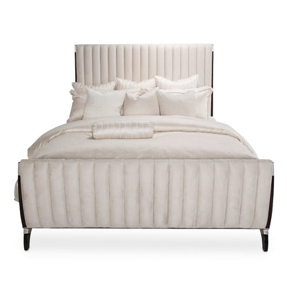 Paris Chic Eastern King Sleigh Bed - Espresso