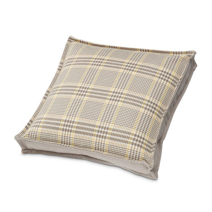 Newport Leeds 17" Plaid Accent Pillow, Set of 2 - Dove Gray