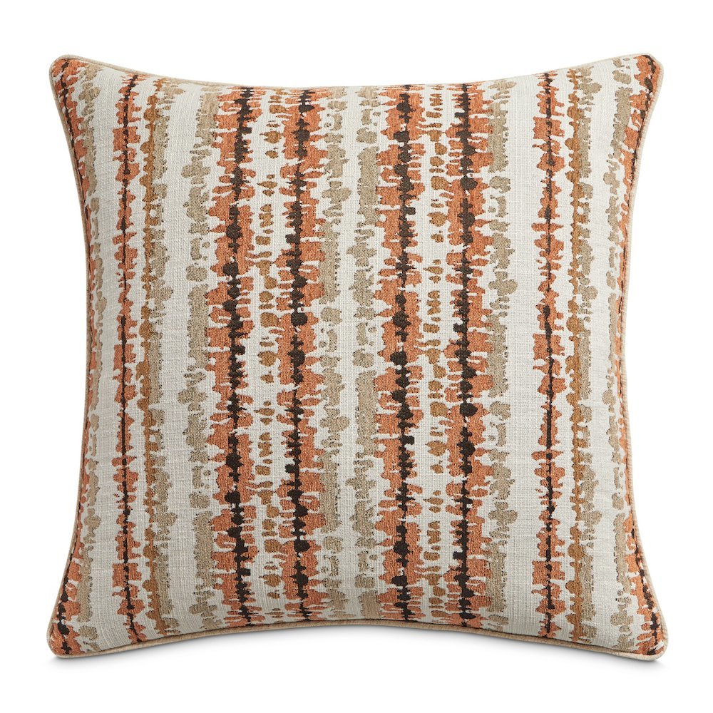 Sundance Antigua 21" Square Throw Pillow, Set of 2 - Spice Orange
