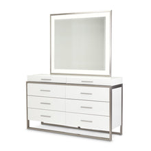 Marquee Dresser with Mirror - Cloud White