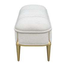 Scotts Square Accent Bench - Light Champagne