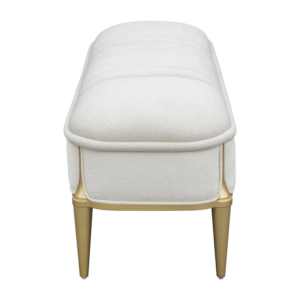 Scotts Square Accent Bench - Light Champagne