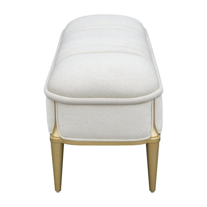 Scotts Square Accent Bench - Light Champagne