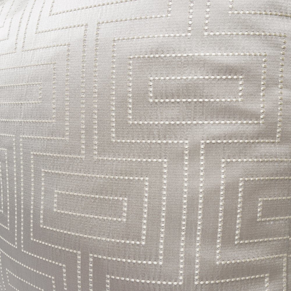 GLAMtastic Casey 19" Square Pillow, Set of 2 - Silver