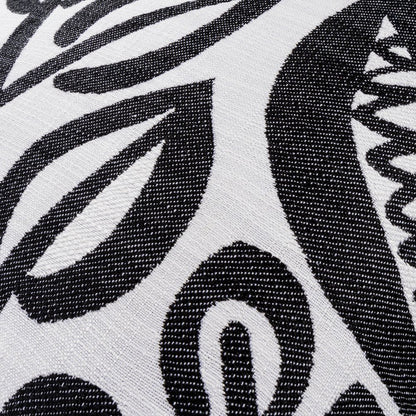 Uptown Downtown Ardent 20" Square Throw Pillow, Set of 2 - Black/White