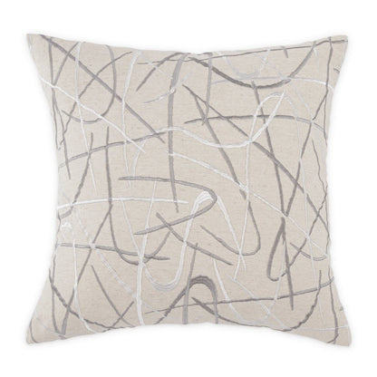 GLAMtasic Exposition 20" Square Pillow, Set of 2 - Natural