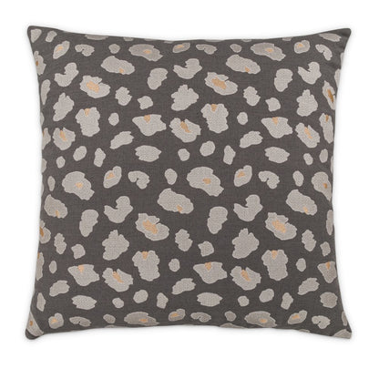 Explorer Simba 22" Square Throw Pillow, Set of 2 - Charcoal Gray