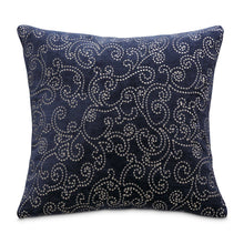 Blue My Mind Darling 19" Square Pillow, Set of 2 - Navy