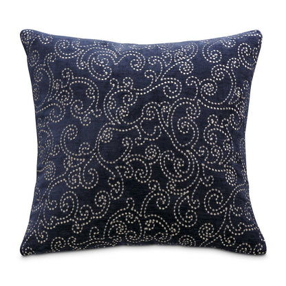 Blue My Mind Darling 19" Square Pillow, Set of 2 - Navy