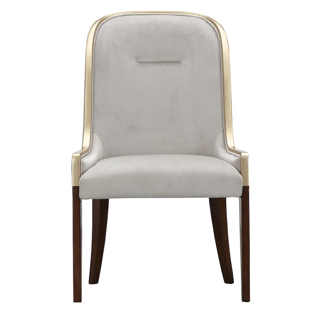 Houston Dining Side Chair, Set of 2 - Porcini/Walnut