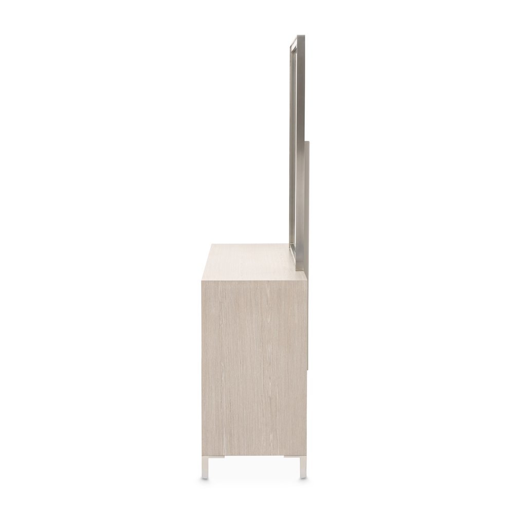 Lotus Bay Large Dresser with Mirror - Sand