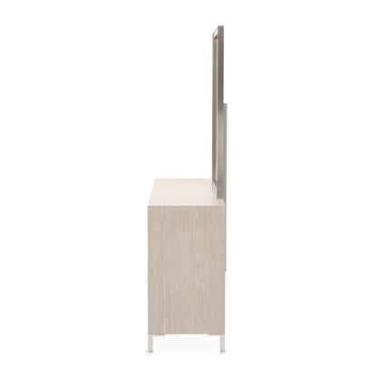 Lotus Bay Large Dresser with Mirror - Sand