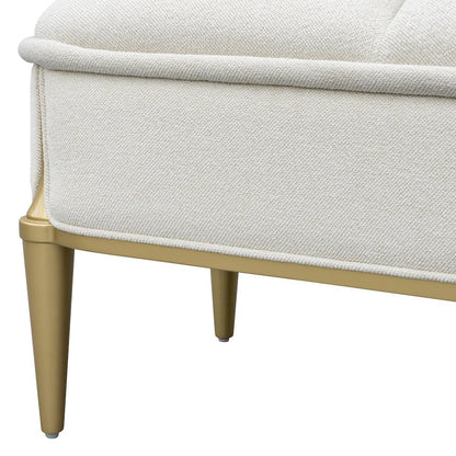 Scotts Square Accent Bench - Light Champagne