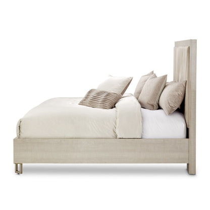 Marin Queen Panel Bed - Greige