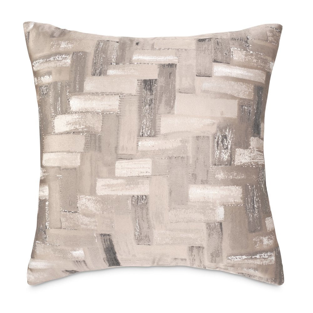 GLAMtastic Lexi 21" Square Pillow, Set of 2 - Mushroom