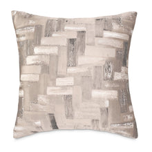 GLAMtastic Lexi 21" Square Pillow, Set of 2 - Mushroom