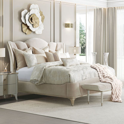 Riley 7-Piece Queen Comforter Set - Ivory
