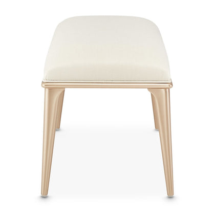 La Rachelle Bed Bench - Icicle/Champagne