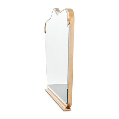 Camellia Field Dresser Mirror - Warm Pecan