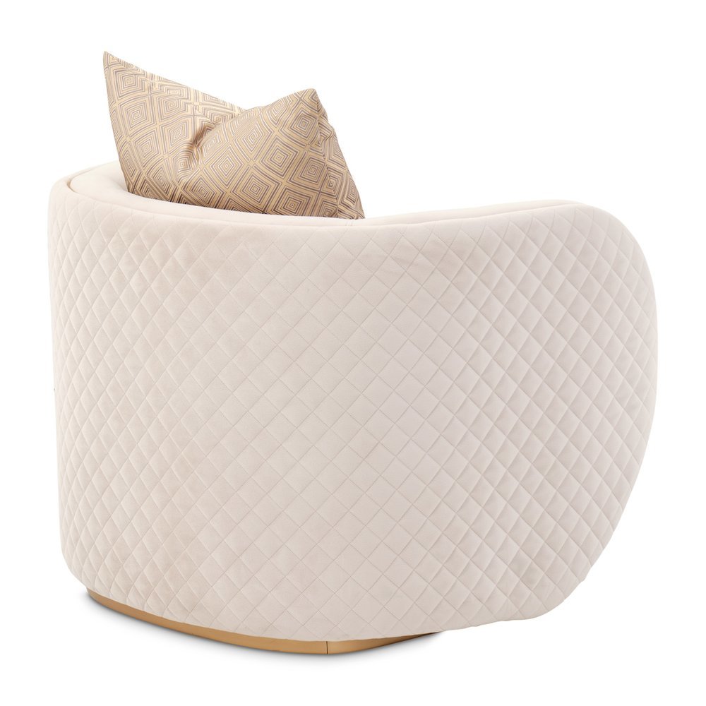 Beige Accent Chair – Comfy Reading Chair and Living Room Arm Chair Design