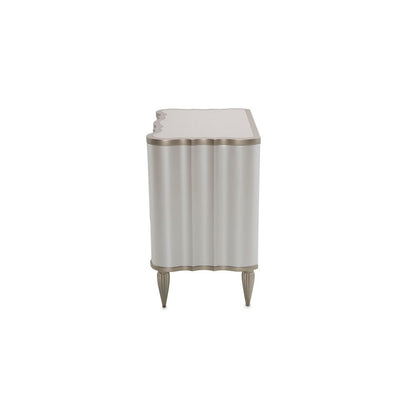 London Place Nightstand - Creamy Pearl
