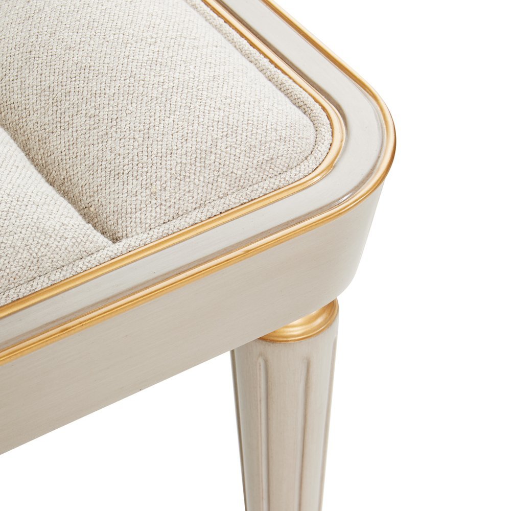 St. Charles Bench - Dove Gray