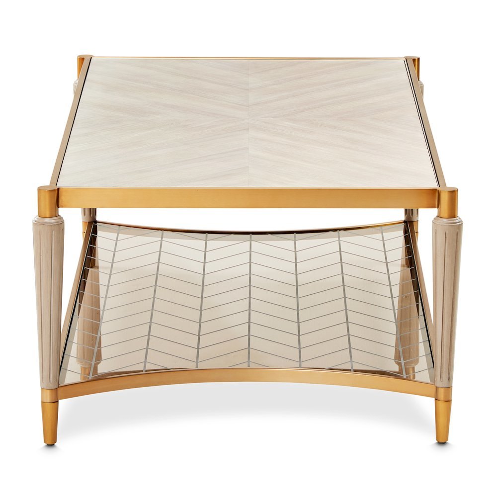 St. Charles Rectangular Cocktail Table - Dove Gray