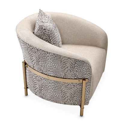 Gold Accent Chair, Comfy Reading Chair and Living Room Chair for Adults