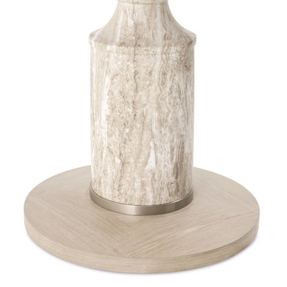 Lotus Bay 40" Round Gathering Table - Sand
