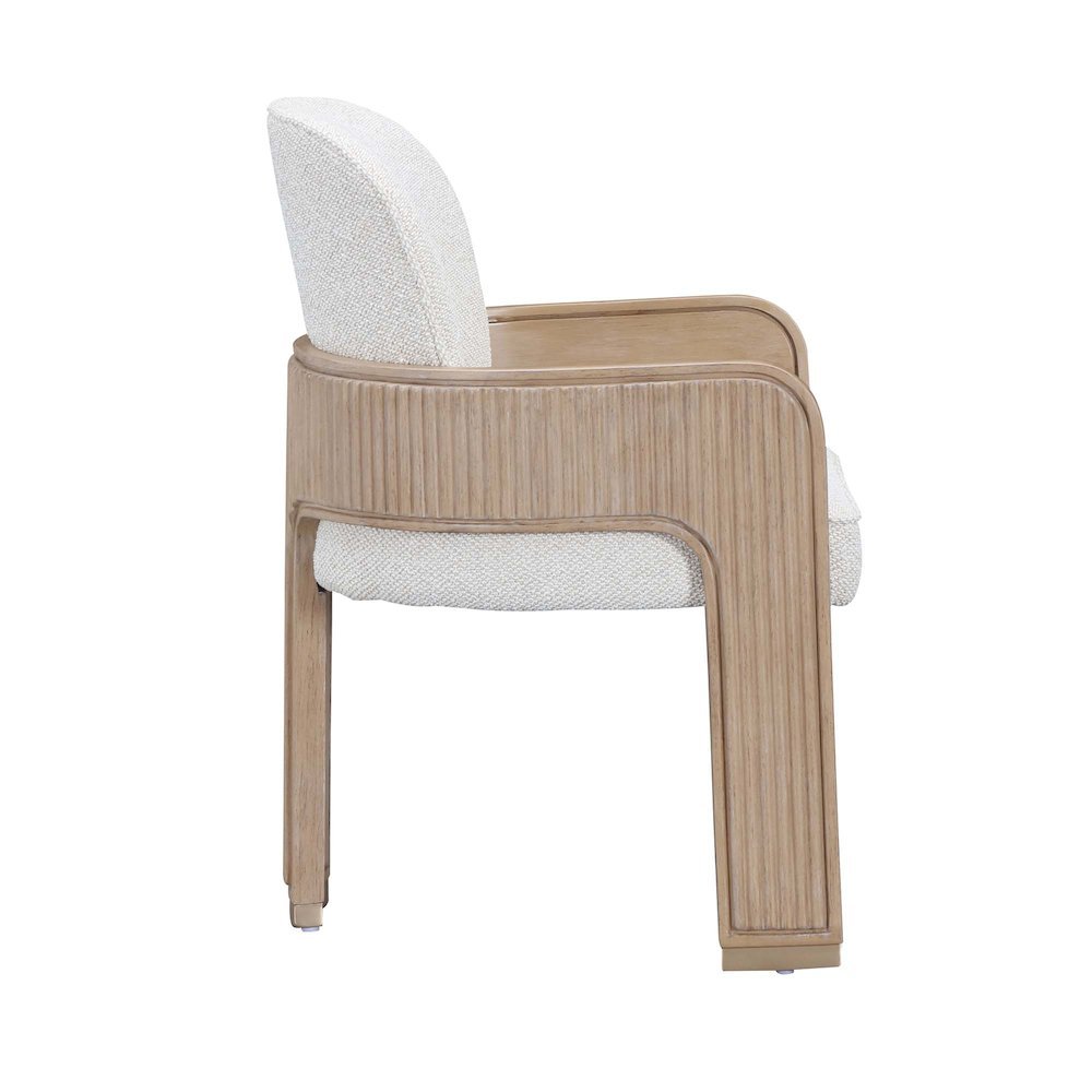 West Kensington Dining Arm Chair - Buff/Sea Salt Caramel