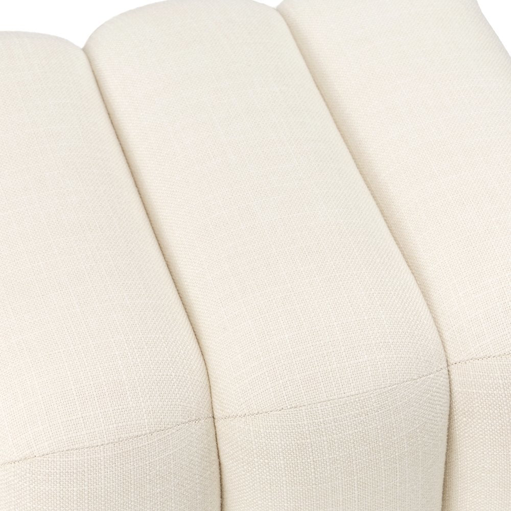 Belmont Place Vanity Bench - Cream/Espresso