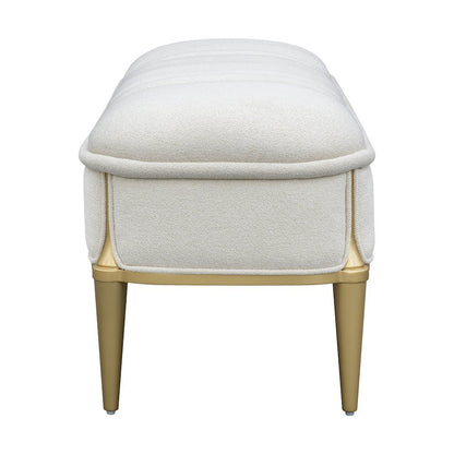 Scotts Square Accent Bench - Light Champagne