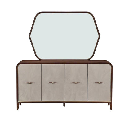 Houston Sideboard with Mirror - Walnut