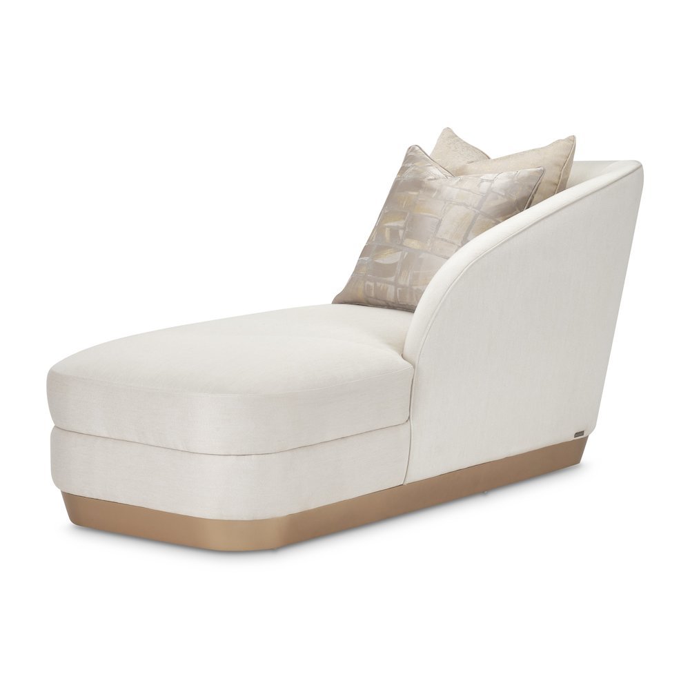 Elegant Chaise Indoor – Beige Fainting Couch and Corner Chaise Lounge Chair