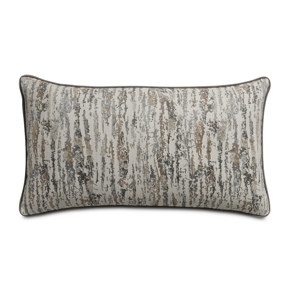 Moonbeam Keller 13" x 24" Oblong Pillow, Set of 2 - Driftwood Gray