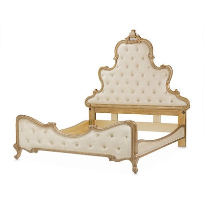 Platine de Royale Eastern King Panel Bed - Antique Platinum