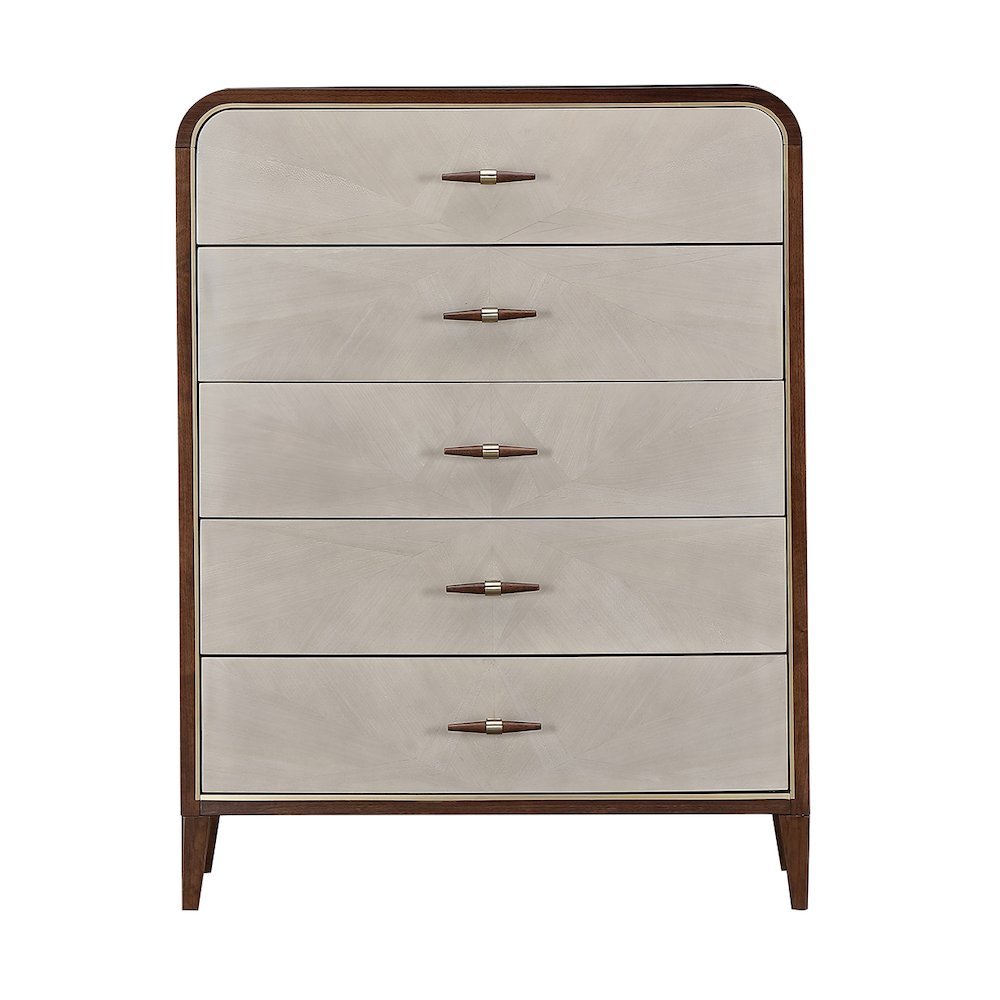 Houston 5-Drawer Chest - Walnut