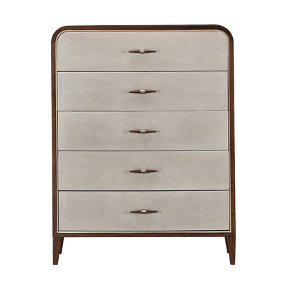 Houston 5-Drawer Chest - Walnut